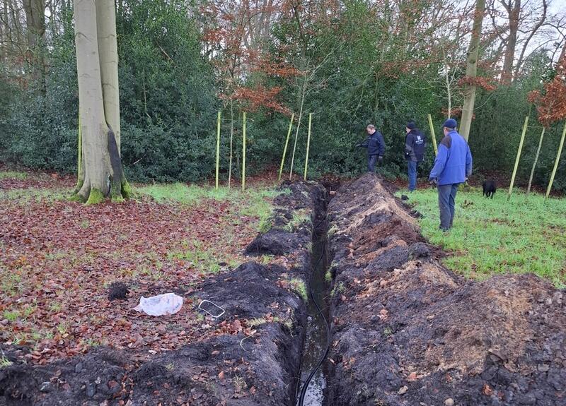 RB24_AL_Aufbau der Infrastruktur auf dem Dorf- und Schützenplatz in Varlheide